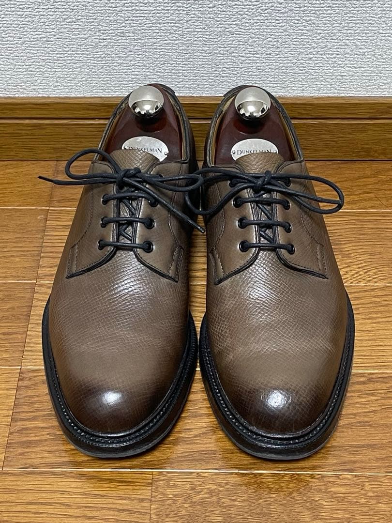 【レア】着用数回 エドワードグリーン プレーントゥ 5.5E 72ラスト