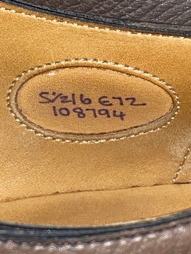 【レア】着用数回 エドワードグリーン プレーントゥ 5.5E 72ラスト