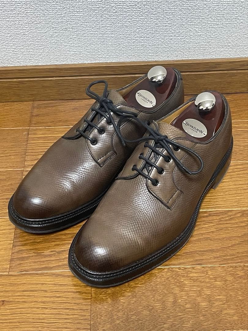 【レア】着用数回 エドワードグリーン プレーントゥ 5.5E 72ラスト