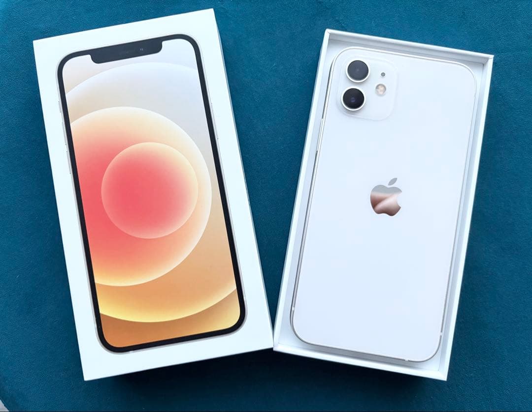 ★ iPhone12 128GB本体 ホワイトモデル 中古美品★