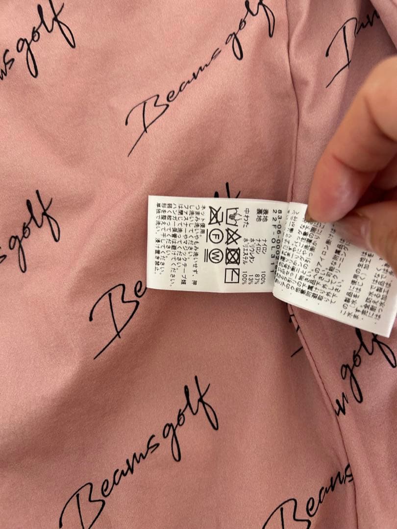 やっちょむ未使用❣️Beamsgolf フード付きダウンベスト ブラック