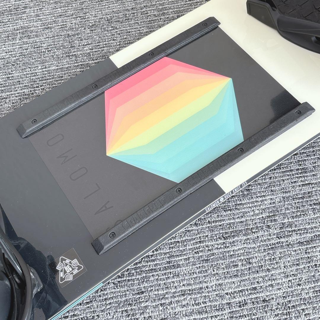 55美品❗️超豪華❗️サロモン メンズスノーボードセット★スノボ155cm+ビン付