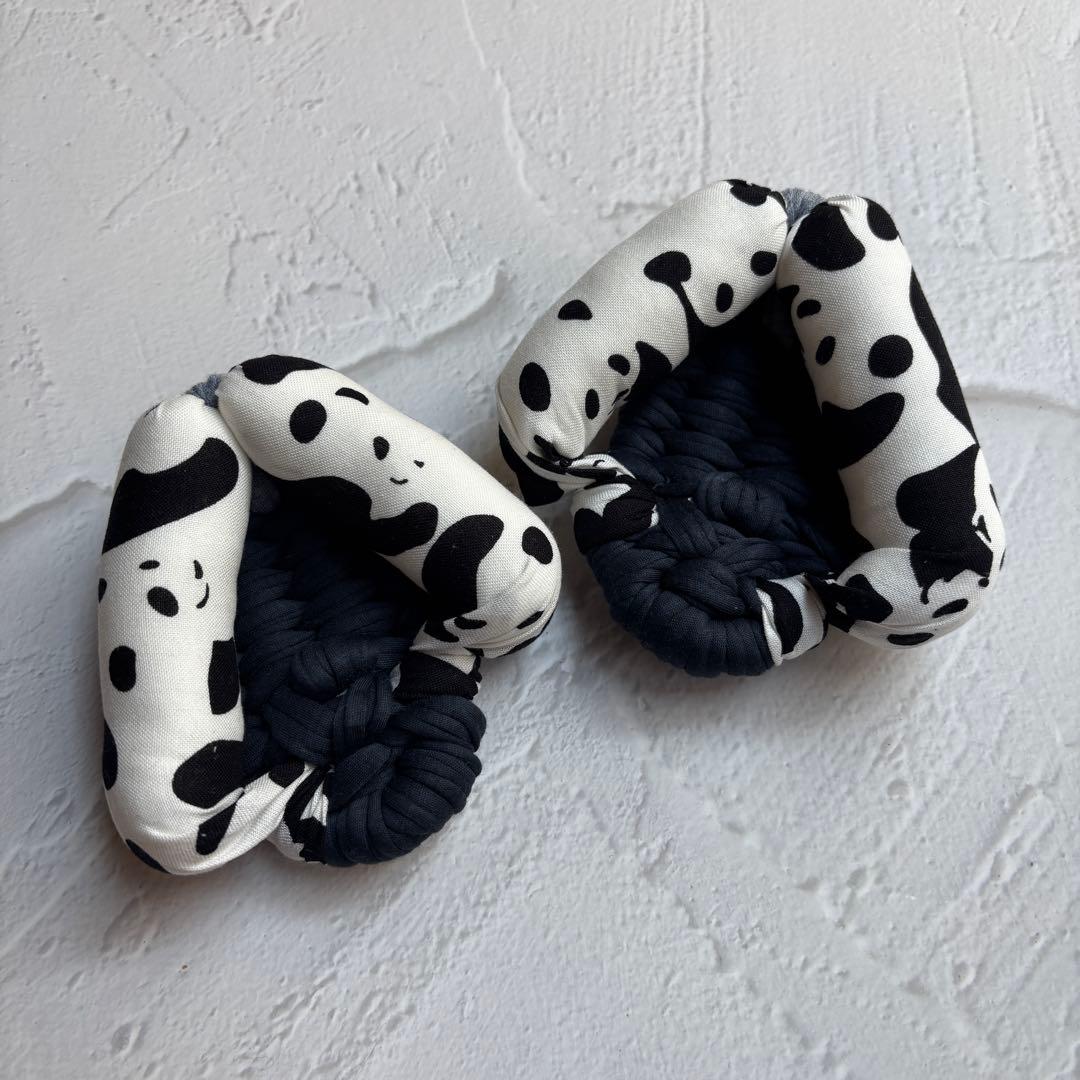 【momo出品】ふわもこ足半2、ガッチリ足半1