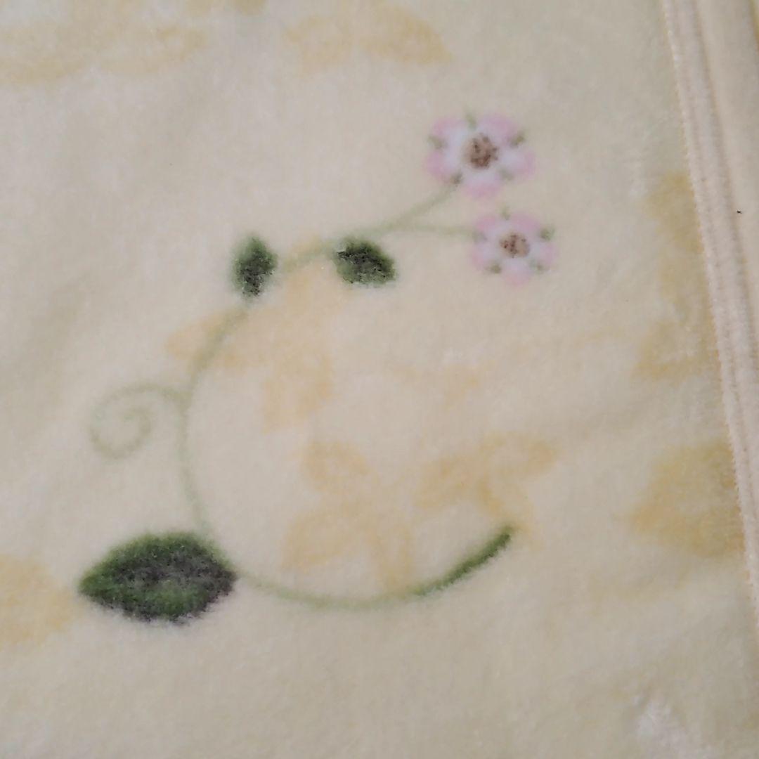 【新品】レア  綿毛布 ワイルドストロベリー イエロー