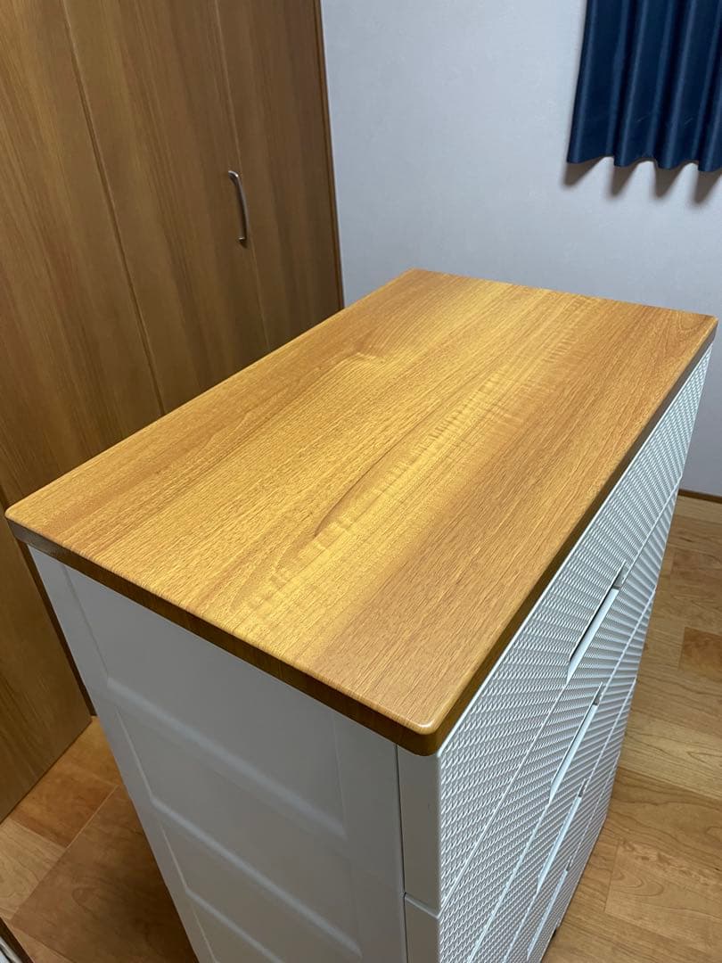 フィッツ★超美品!! メッシュ 5段 ホワイト FM6505 プラス チェスト