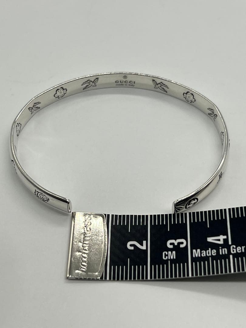 グッチ GUCCI ブラインドフォーラブ カフ バングル Ag925