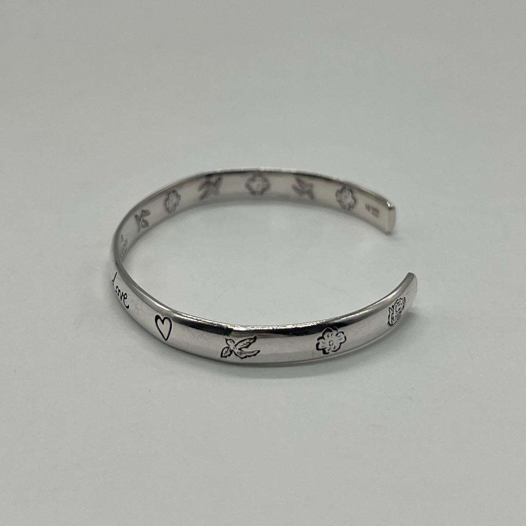 グッチ GUCCI ブラインドフォーラブ カフ バングル Ag925