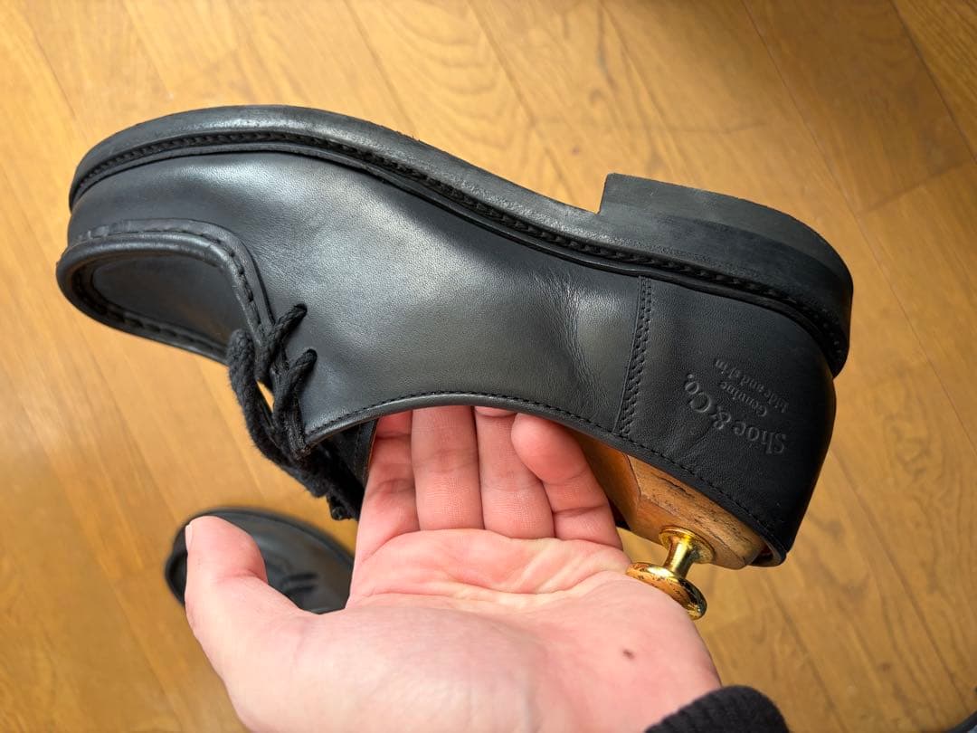 週末価格リーガルシューアンドコーチロリアンシューズ ブラック 25cm