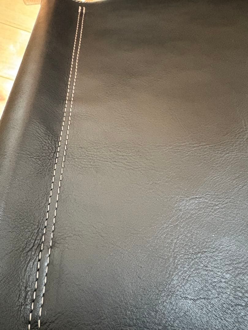 y*5様 新品未使用　コンダクターズチェア　ウォールナット　レザー　ワイド　ハイ