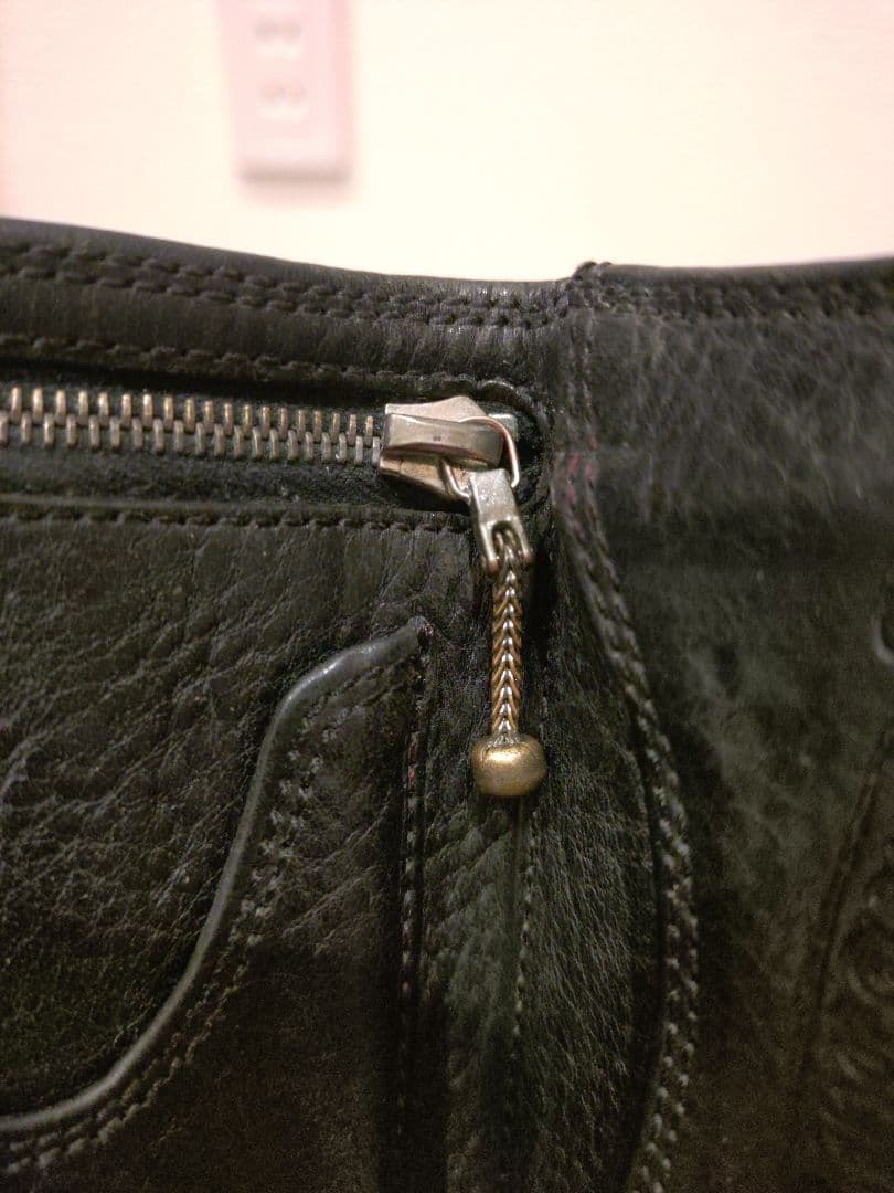 クロムハーツ　3フォールド　フレア ブラック三つ折り財布