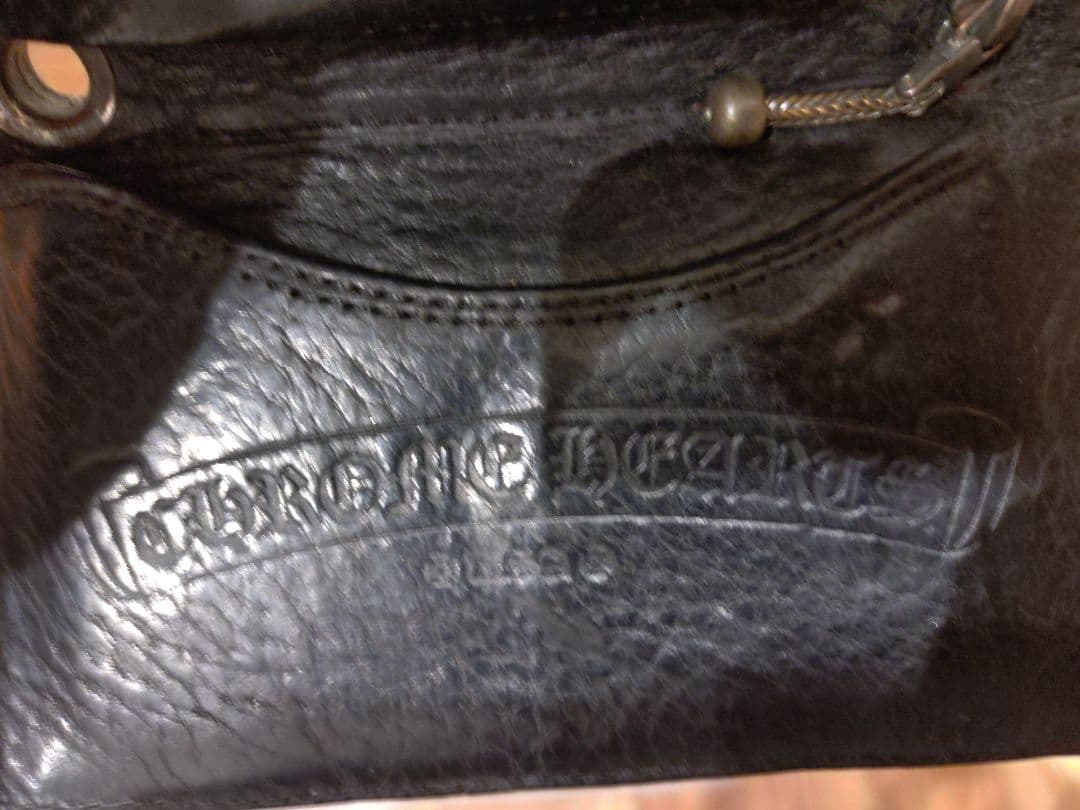 クロムハーツ　3フォールド　フレア ブラック三つ折り財布