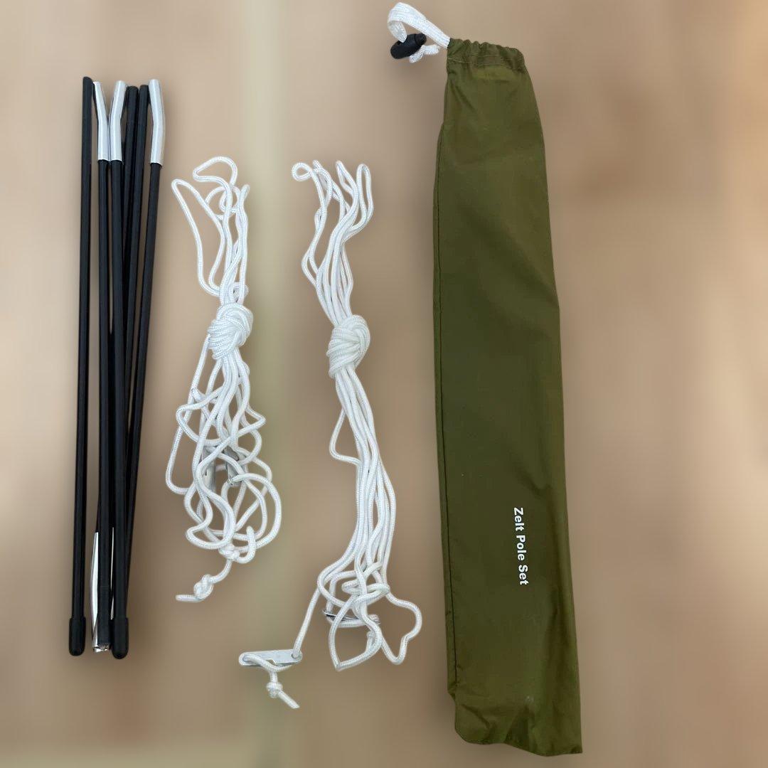 モンベル ライトツェルト ＆ 専用ポール2種フルセット 登山 キャンプ