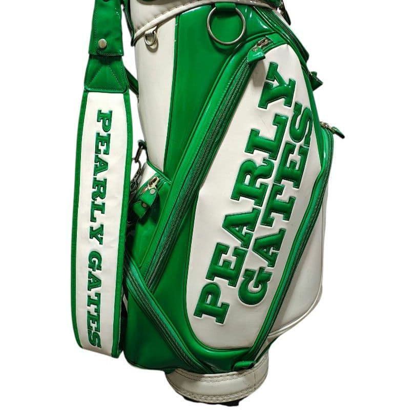 PEARLY GATES パーリーゲイツ キャディバッグ グリーン/ホワイト
