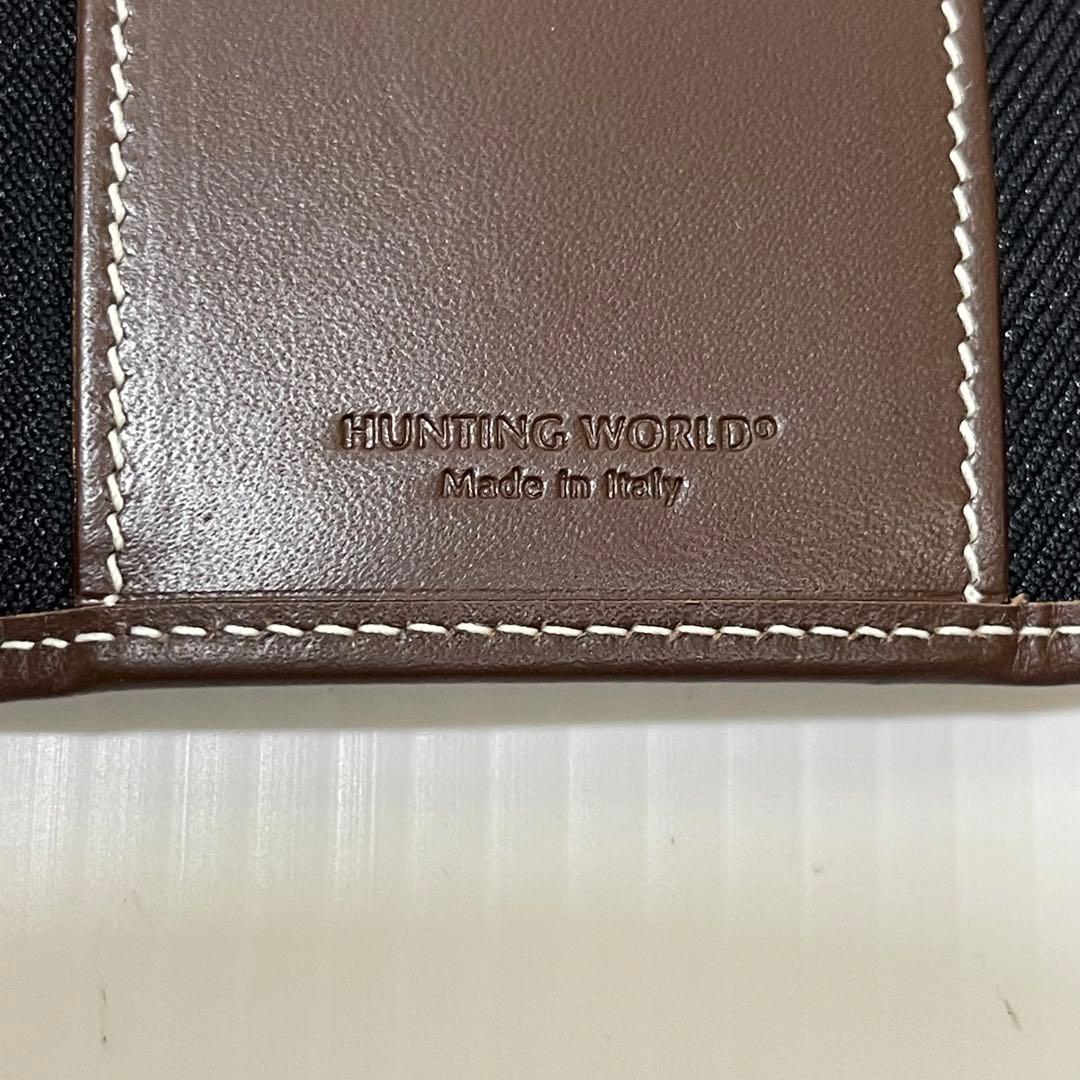 新品未使用【ハンティングワールド】6連キーケース ブラックサファリ