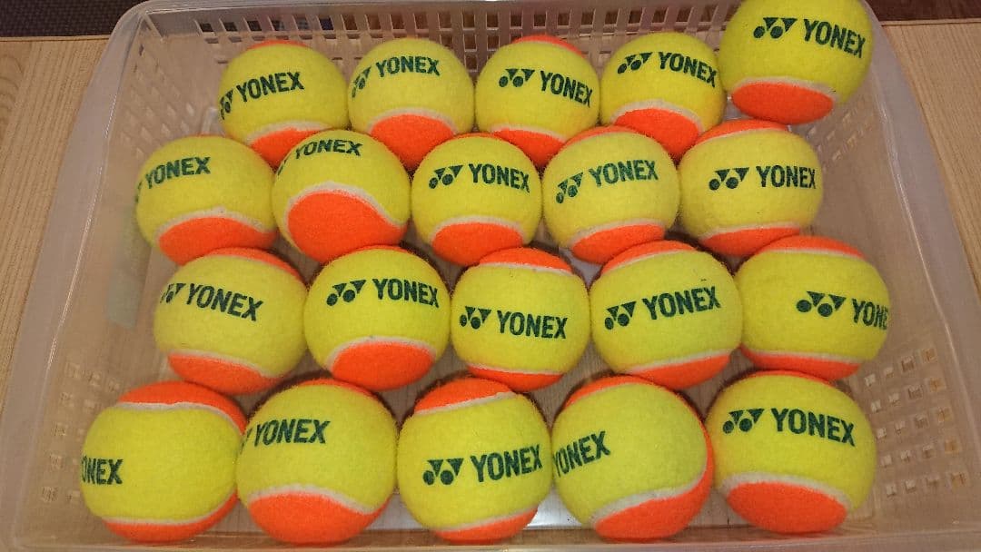 YONEX オレンジボール 残り40個になりましたので20個ずつで出品してます