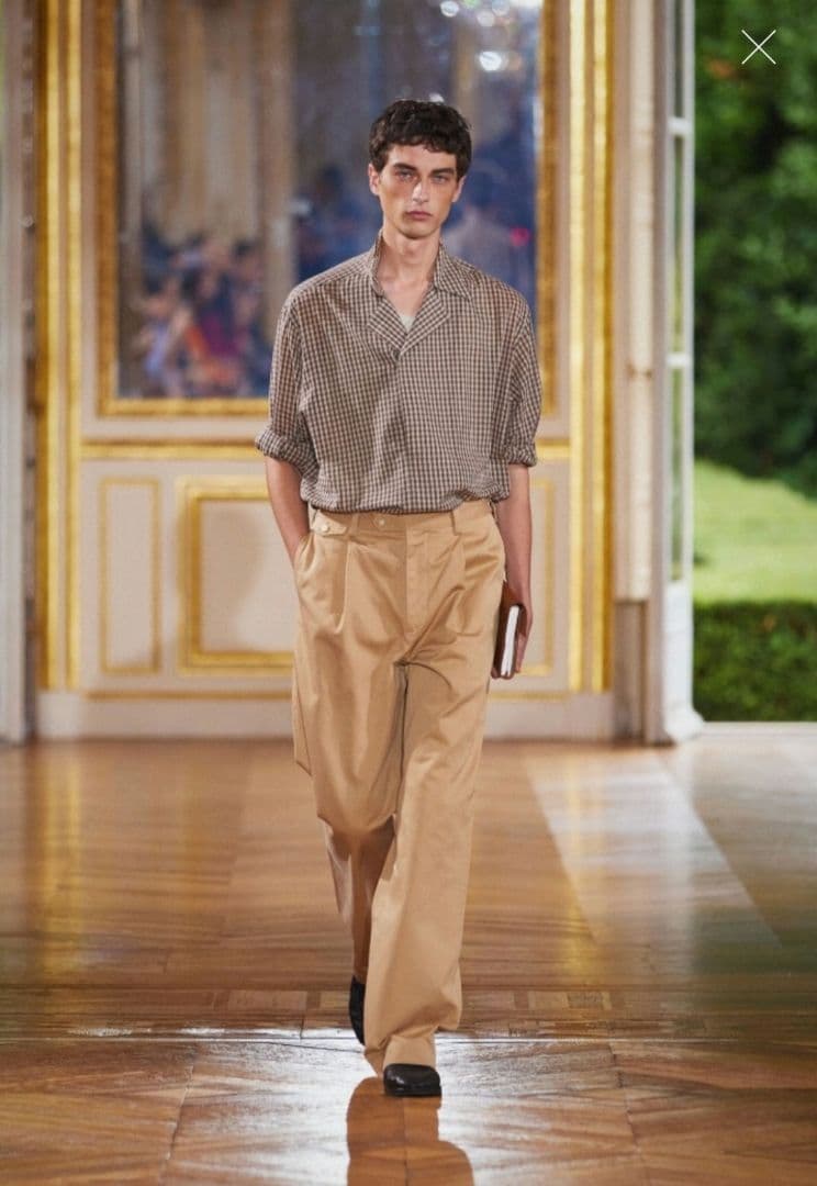 パンツ AURALEE 25SS FINX CHINO ONE-TUCK PANTS 5