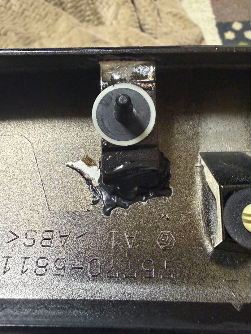 アルファード30後期 フードトップモール ブラック