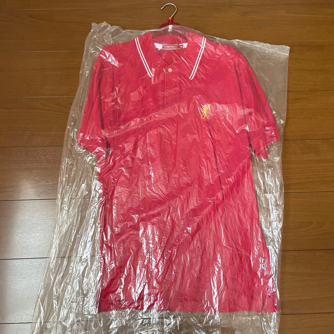 新品未開封品　リバプール LFC 赤 ポロシャツ イギリス国旗付き