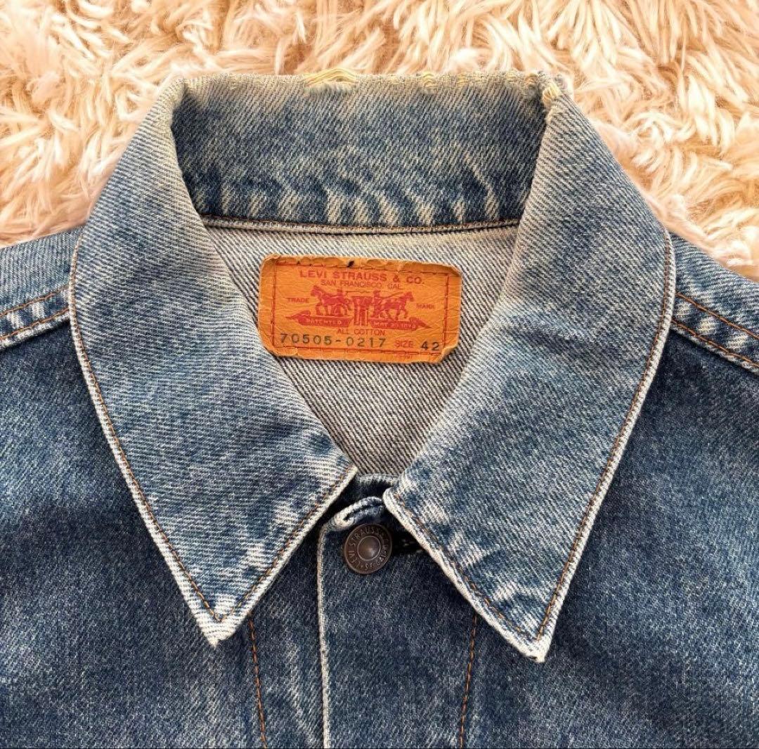 Levi’s 80s 70505 4th 日本製 デニムジャケット サイズ42