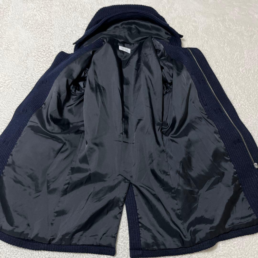 BARNEYS NEWYORK⭐︎L ダッフルコート ウールコート ネイビー