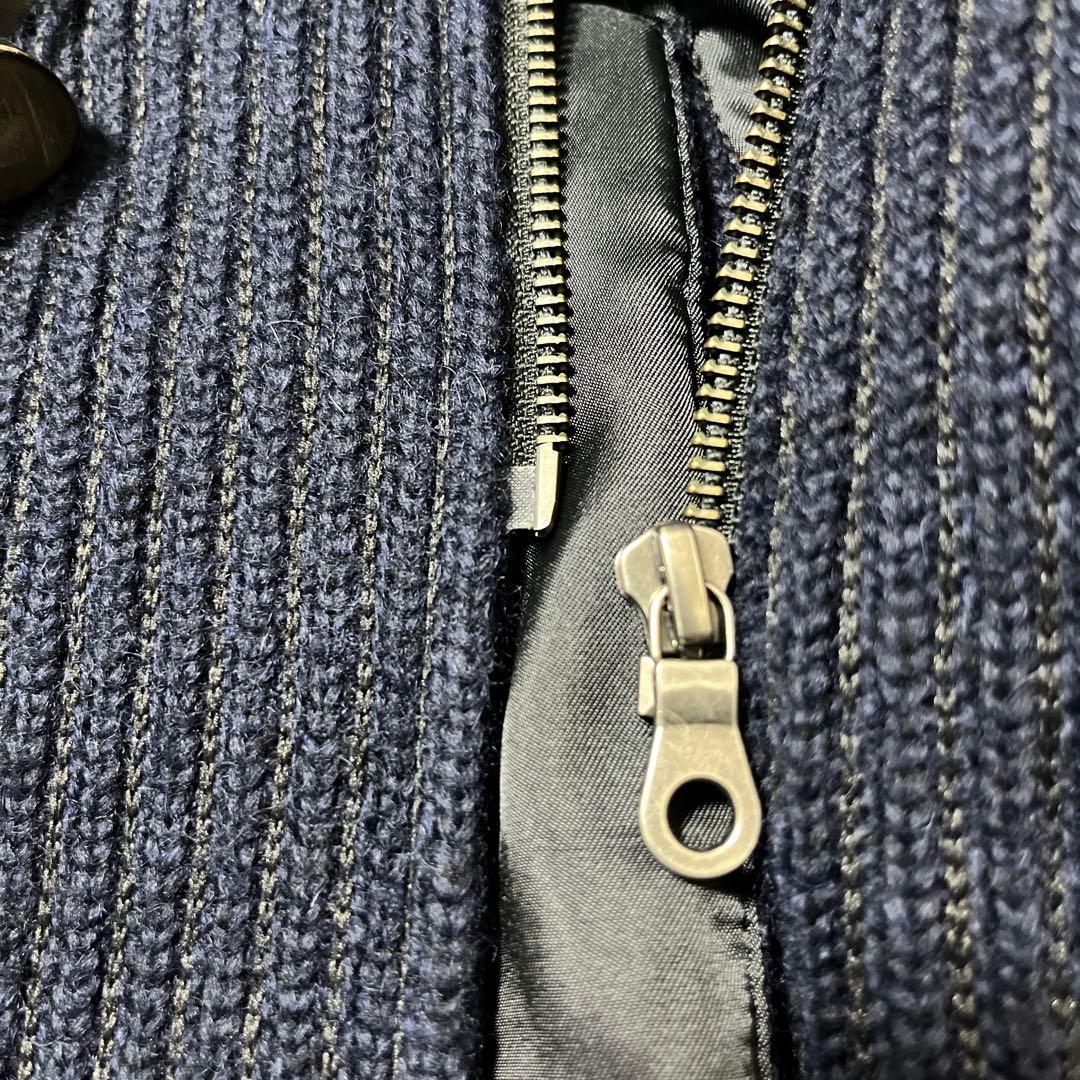 BARNEYS NEWYORK⭐︎L ダッフルコート ウールコート ネイビー