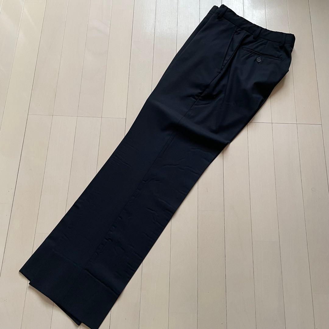 エンポリオアルマーニ【美品】スーツ 黒 ビジネス 通勤 仕事 セットアップ