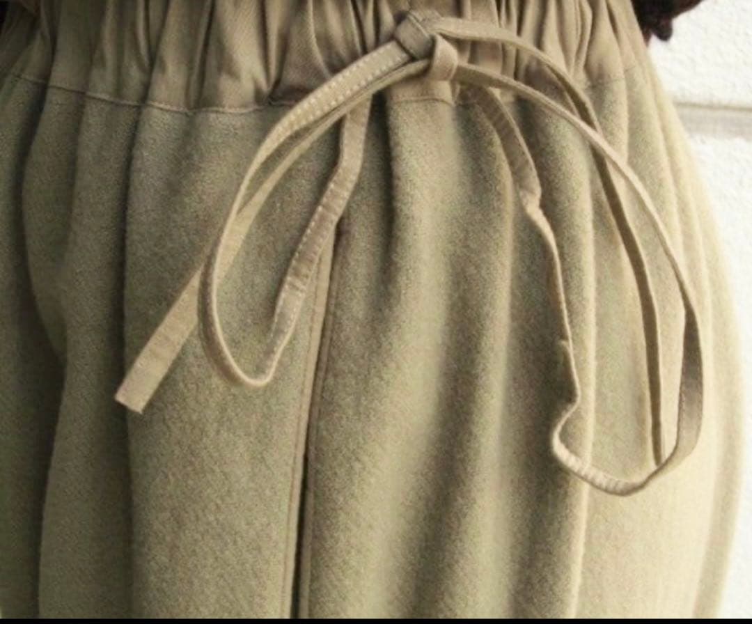 一回着ババグーリ2021インドウール冬　ゆったりバルーンパンツMヨーガンレール