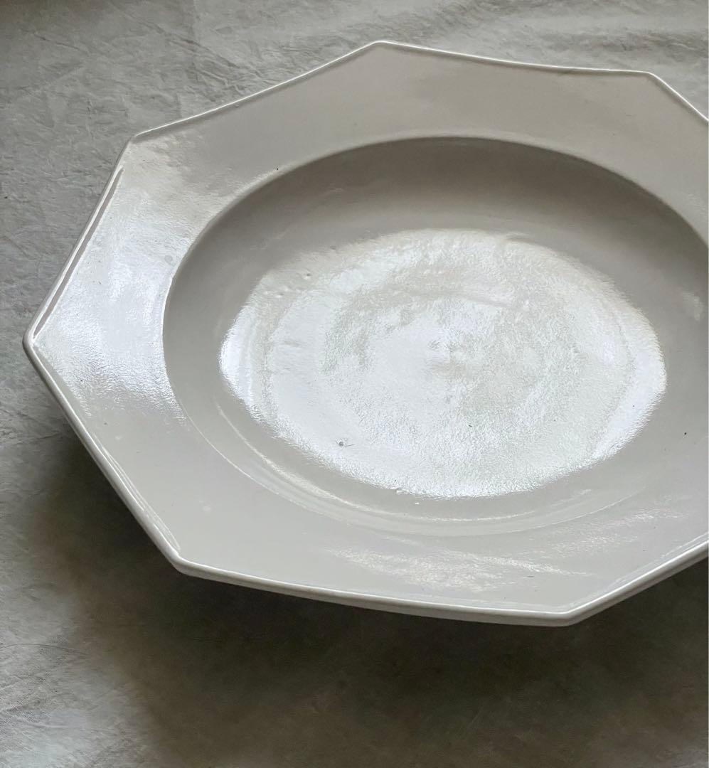 岡田直人さん オクトゴナル スープ皿 パスタ皿 2枚セット