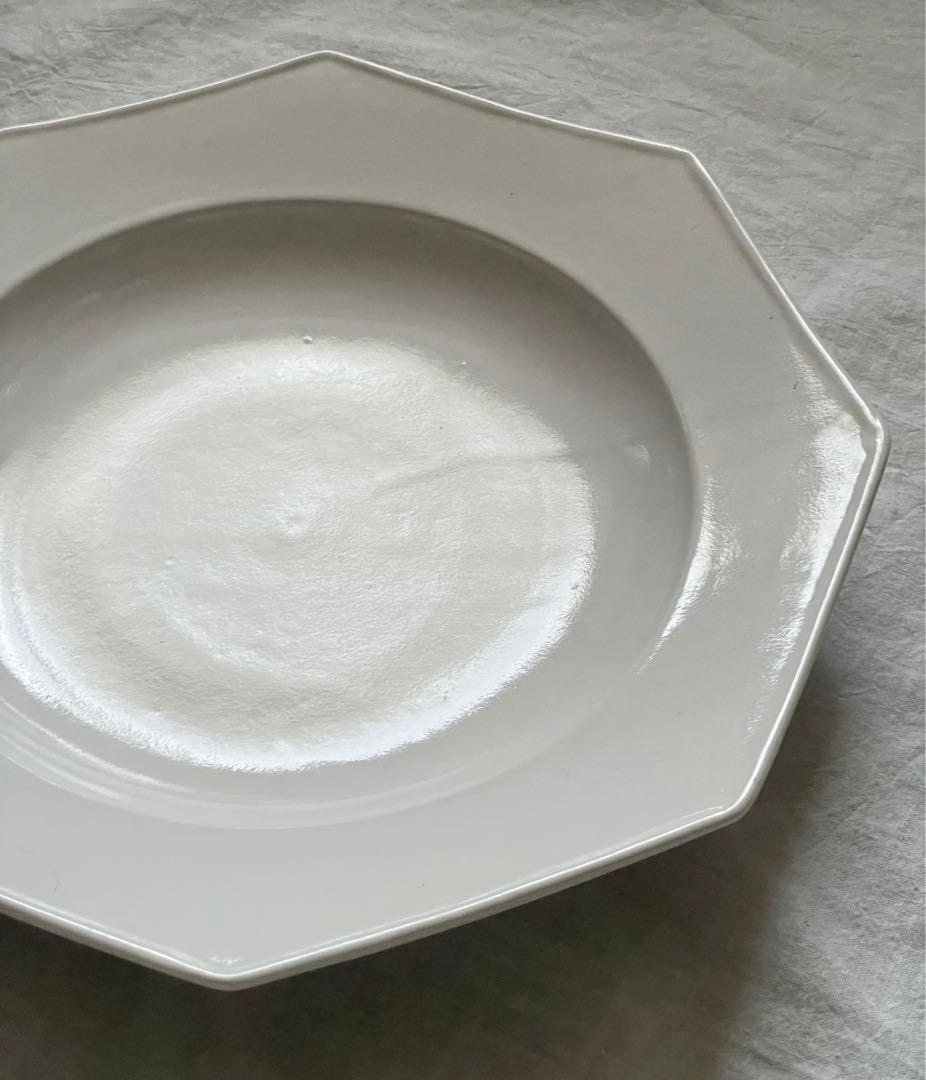 岡田直人さん オクトゴナル スープ皿 パスタ皿 2枚セット