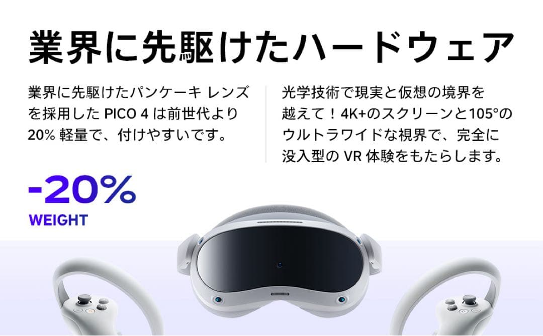 PICO4256GBモデル　VRヘッドセット　新品未使用・未開封