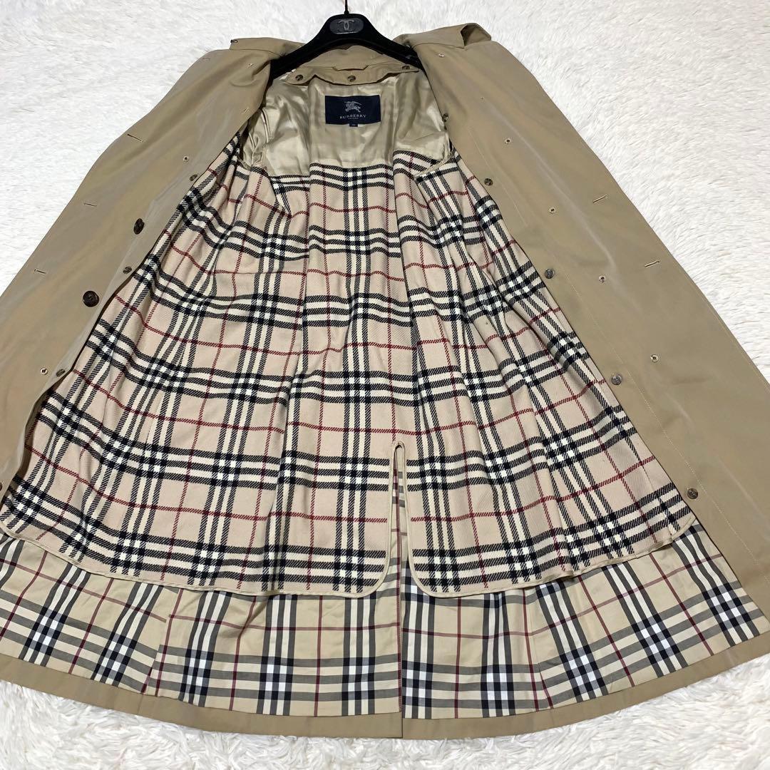 美品　バーバリーロンドン　ハニーベージュ　トレンチ　ライナー　ベルト　42