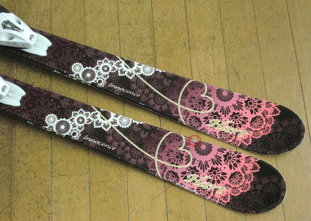 ■■送料無料■Hart■女性用スキー4点セット■板143/靴23■WAX済■■