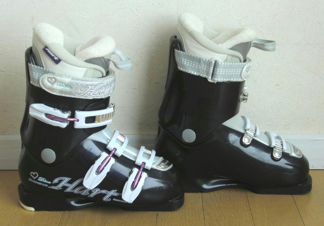 ■■送料無料■Hart■女性用スキー4点セット■板143/靴23■WAX済■■