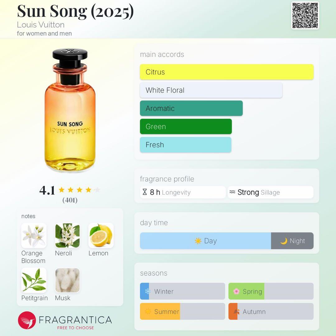 SUN SONG LOUIS VUITTON 香水 100ml