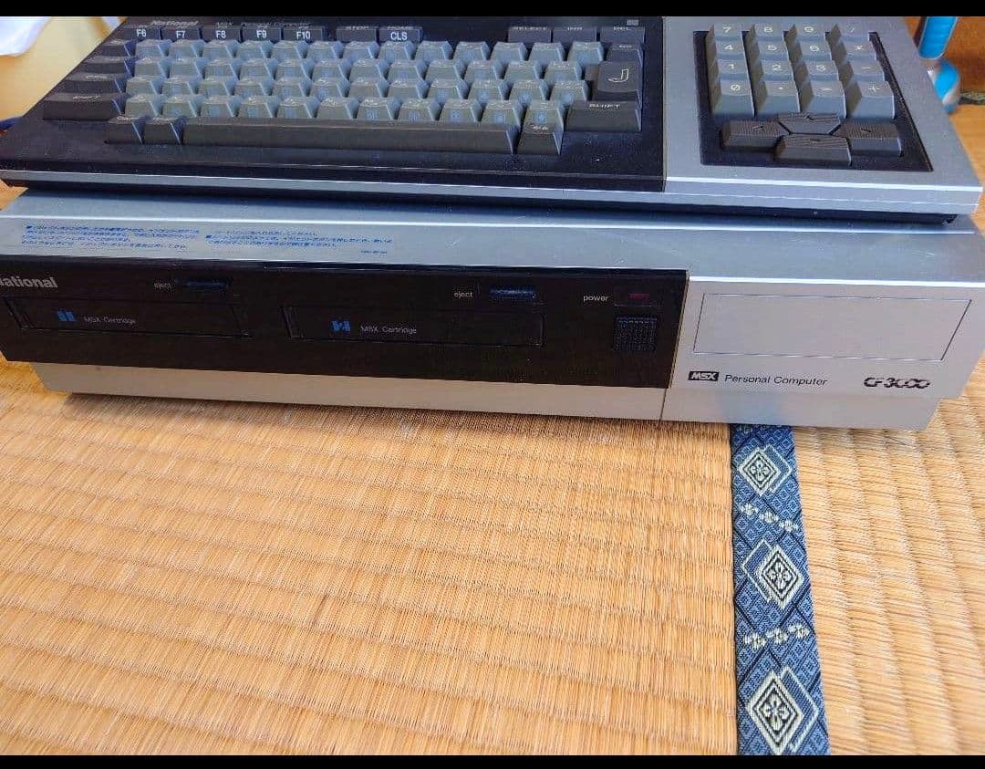 【起動確認済】National MSX CF-3000【ソフト付き】