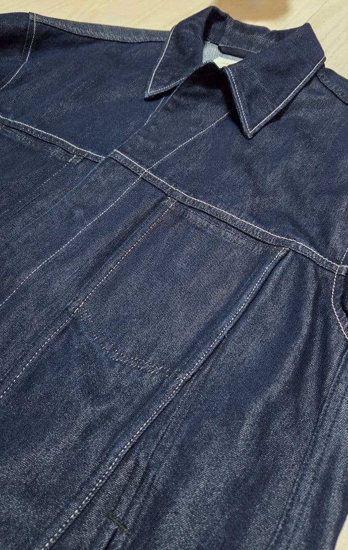 PUBLIC TOKYO パブリックトウキョウ ホワイトステッチデニムジャケット