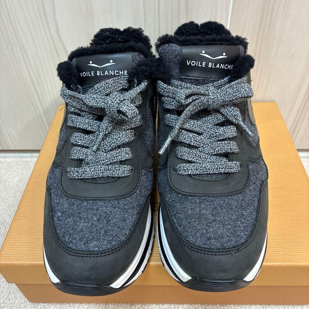 VOILE BLANCHE レディース マラン ファー ブラック 37