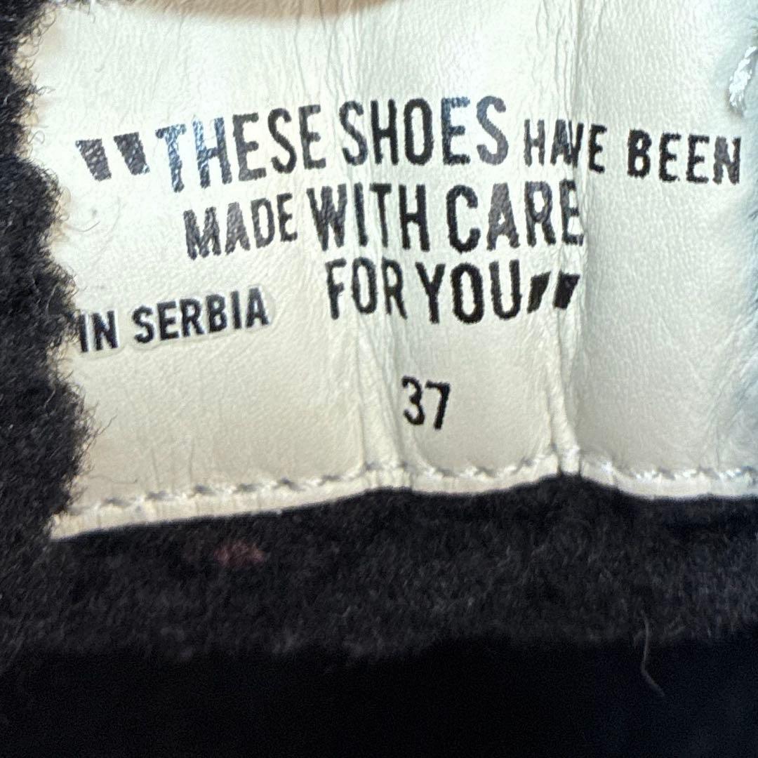 VOILE BLANCHE レディース マラン ファー ブラック 37