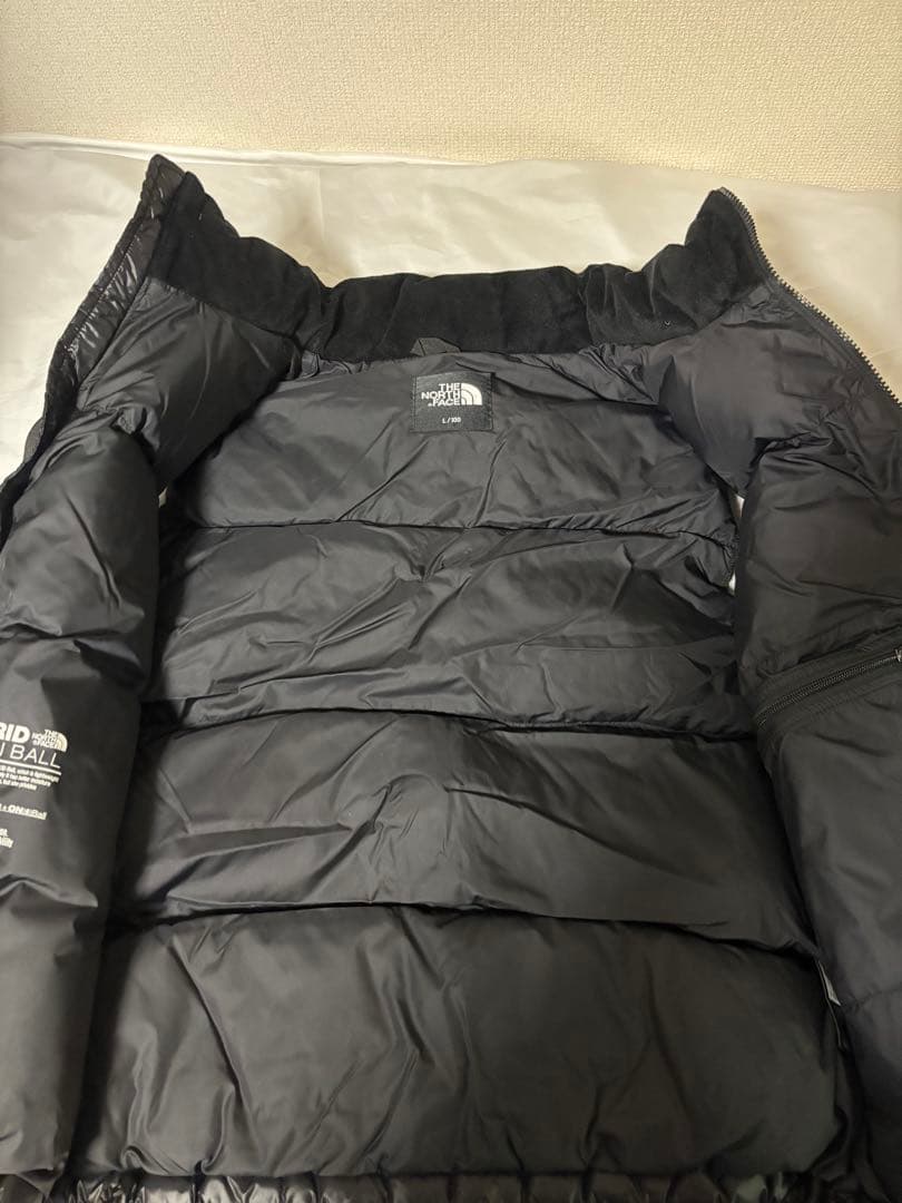 ★美品★ノースフェイス ヌプシ ハイブリッド ダウンボールベスト メンズLサイズ
