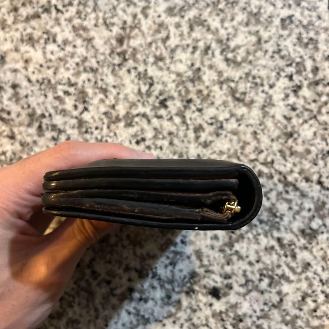 forme フォルメ ショートウォレット（black × brown）　箱付き