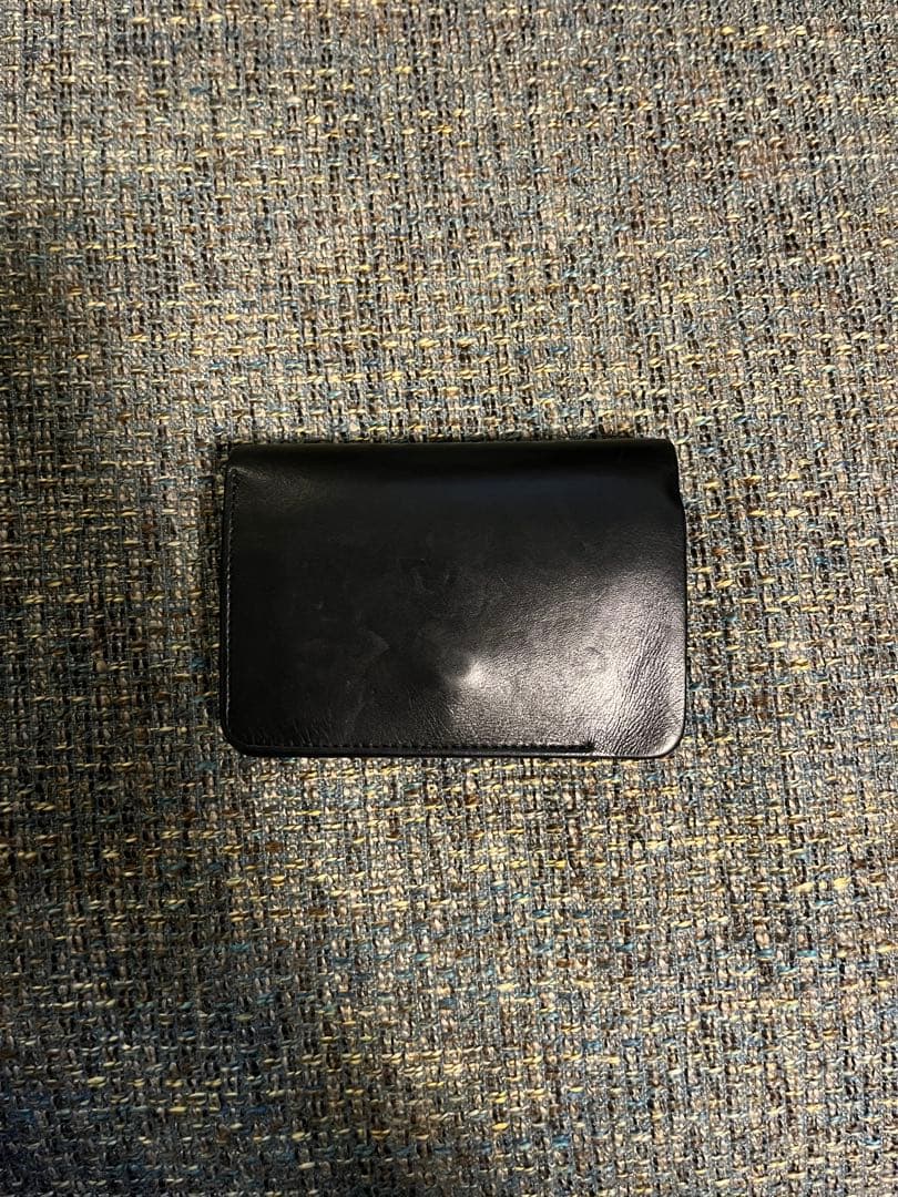 forme フォルメ ショートウォレット（black × brown）　箱付き