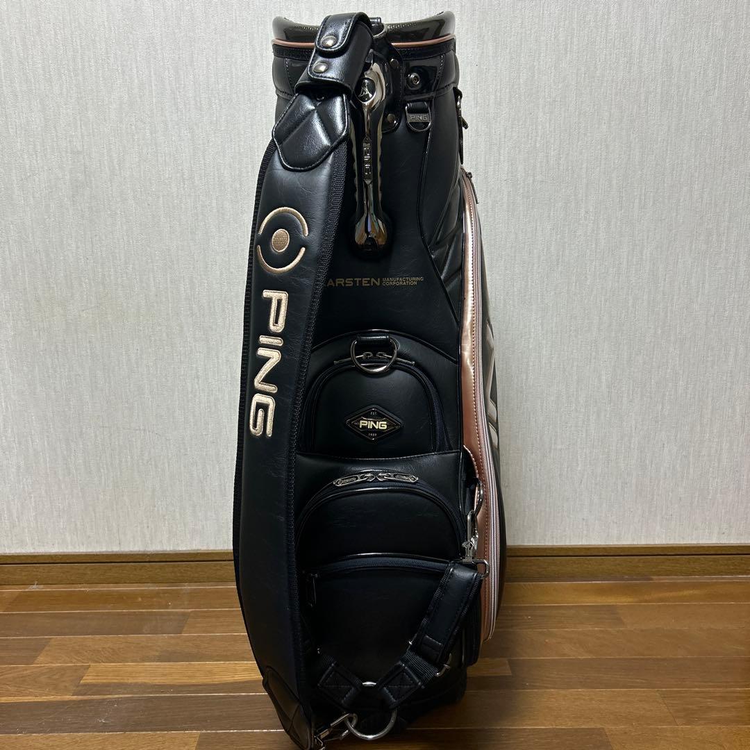 ＰＩＮＧ キャディバッグ ブラック×カッパー　2018年モデル