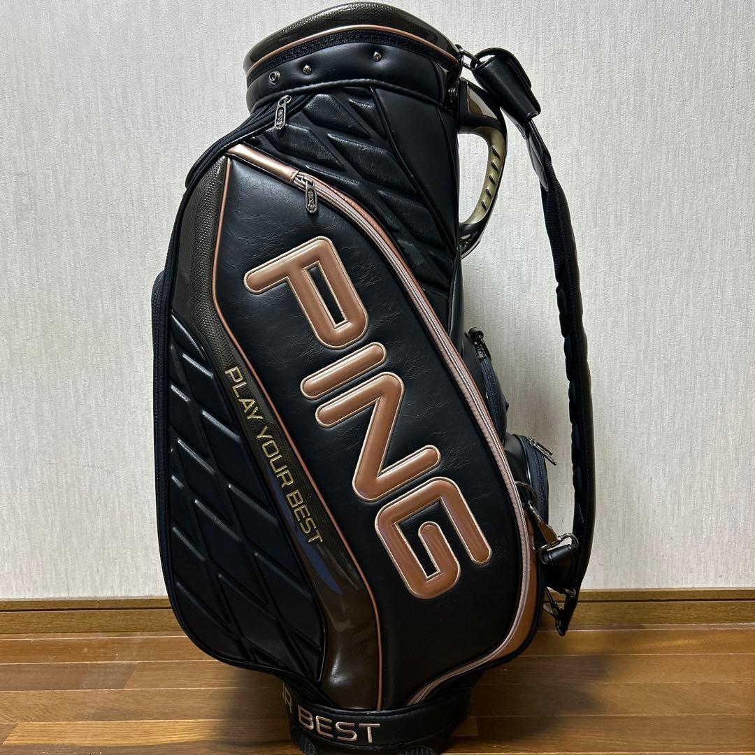 ＰＩＮＧ キャディバッグ ブラック×カッパー　2018年モデル