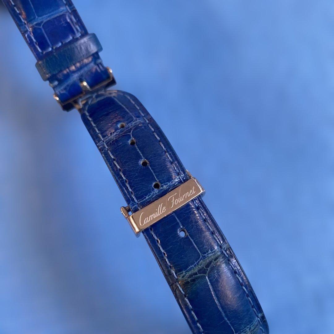 Camille Fournet 時計ベルト　ブルー