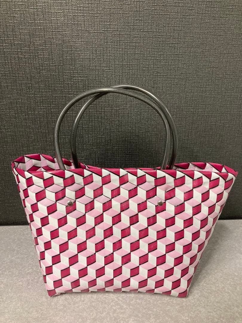 MARNI マルニ マーケット フラワーカフェ PVC ハンドバッグ トート