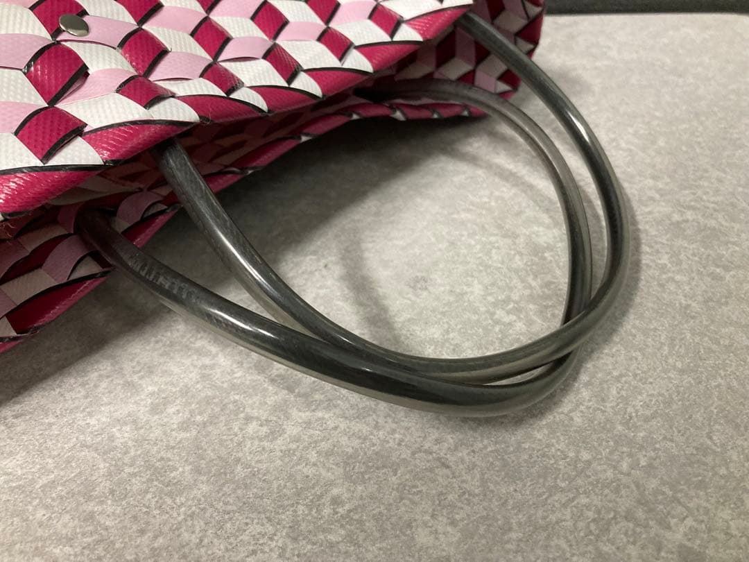 MARNI マルニ マーケット フラワーカフェ PVC ハンドバッグ トート