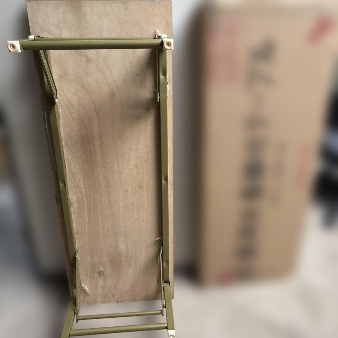 会議用折りたたみテーブル 450mm x 1200mm 二脚