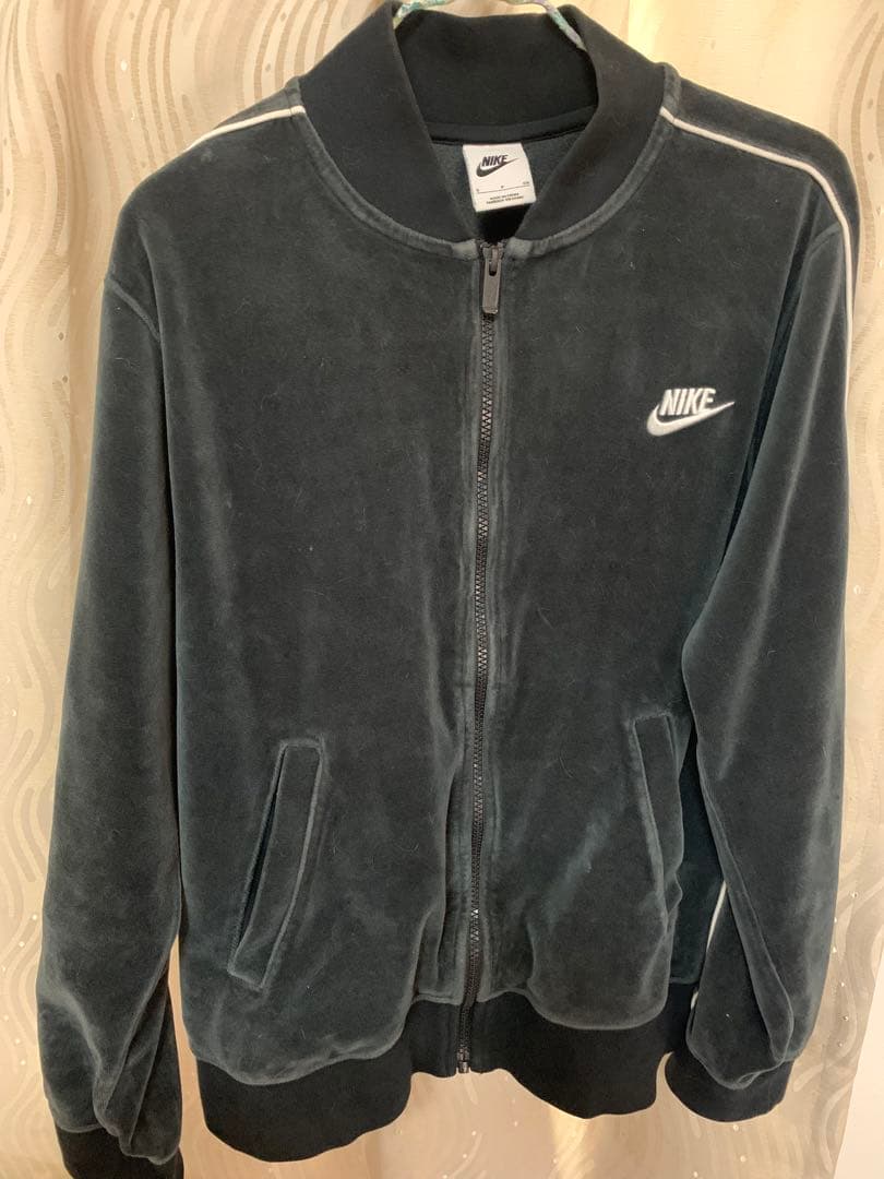 NIKE ベロア トラックトップ　ブラック メンズジャージ