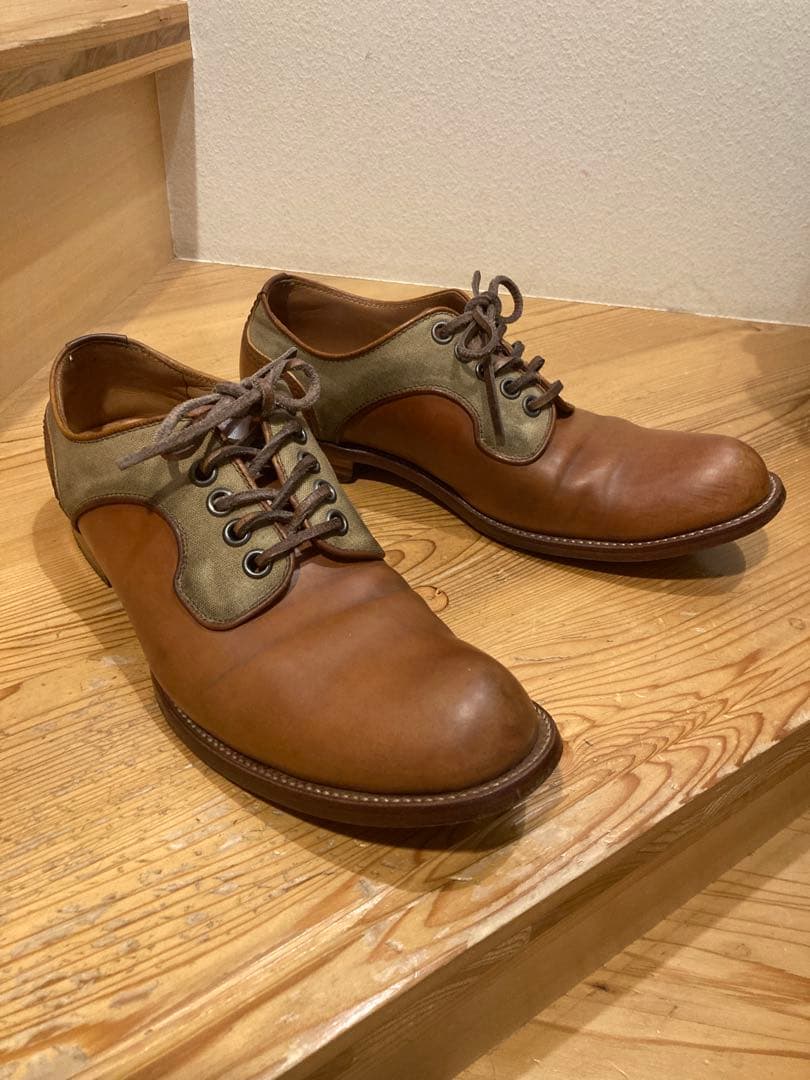 chausser C-740 ナチュラルコードバン×キャンバス