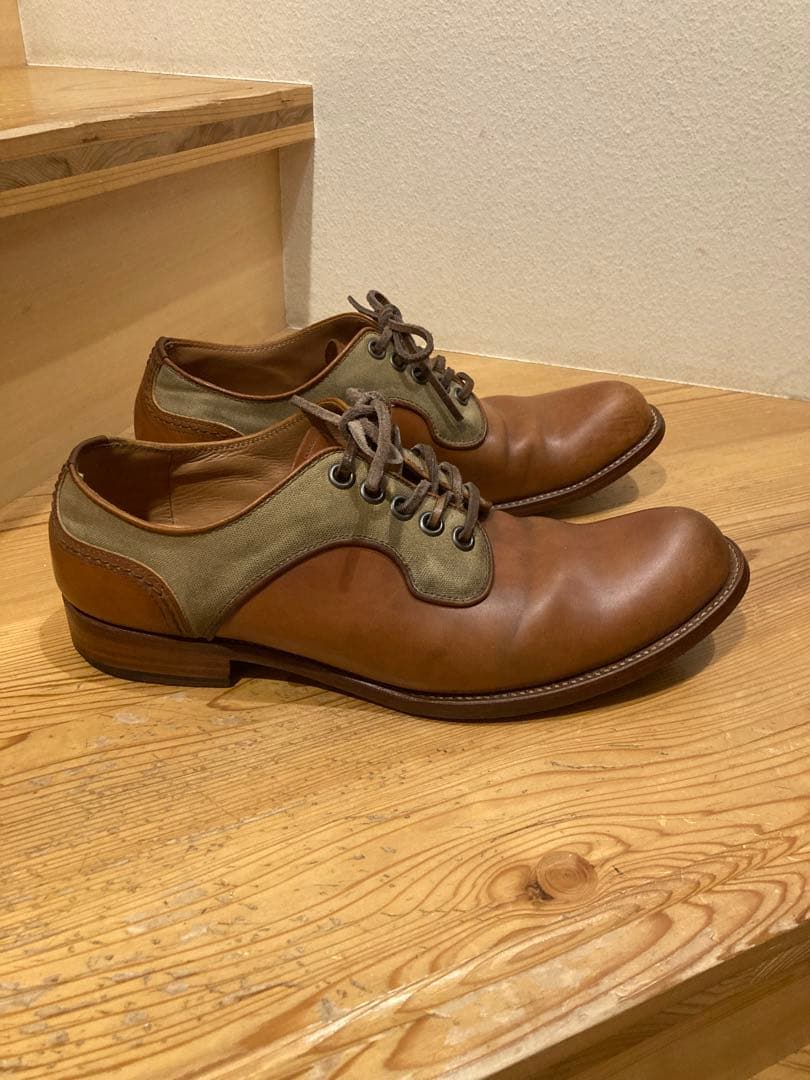 chausser C-740 ナチュラルコードバン×キャンバス